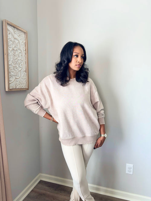 “Annie” Acid Washed Sweatshirt