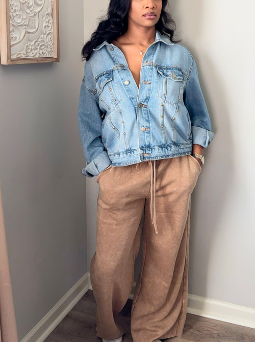 “Cozy” Acid Washed Sweatpants