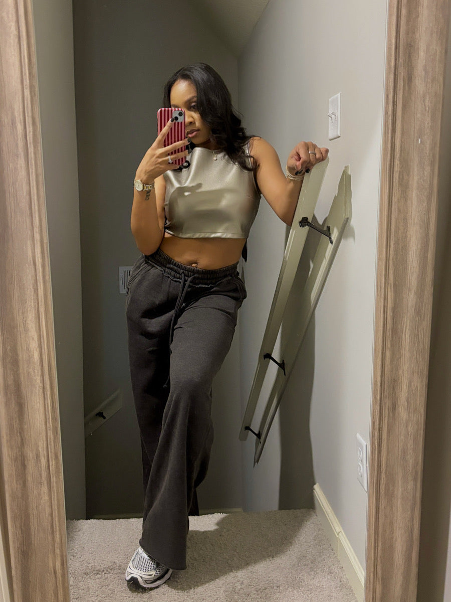 “Cozy” Acid Washed Sweatpants