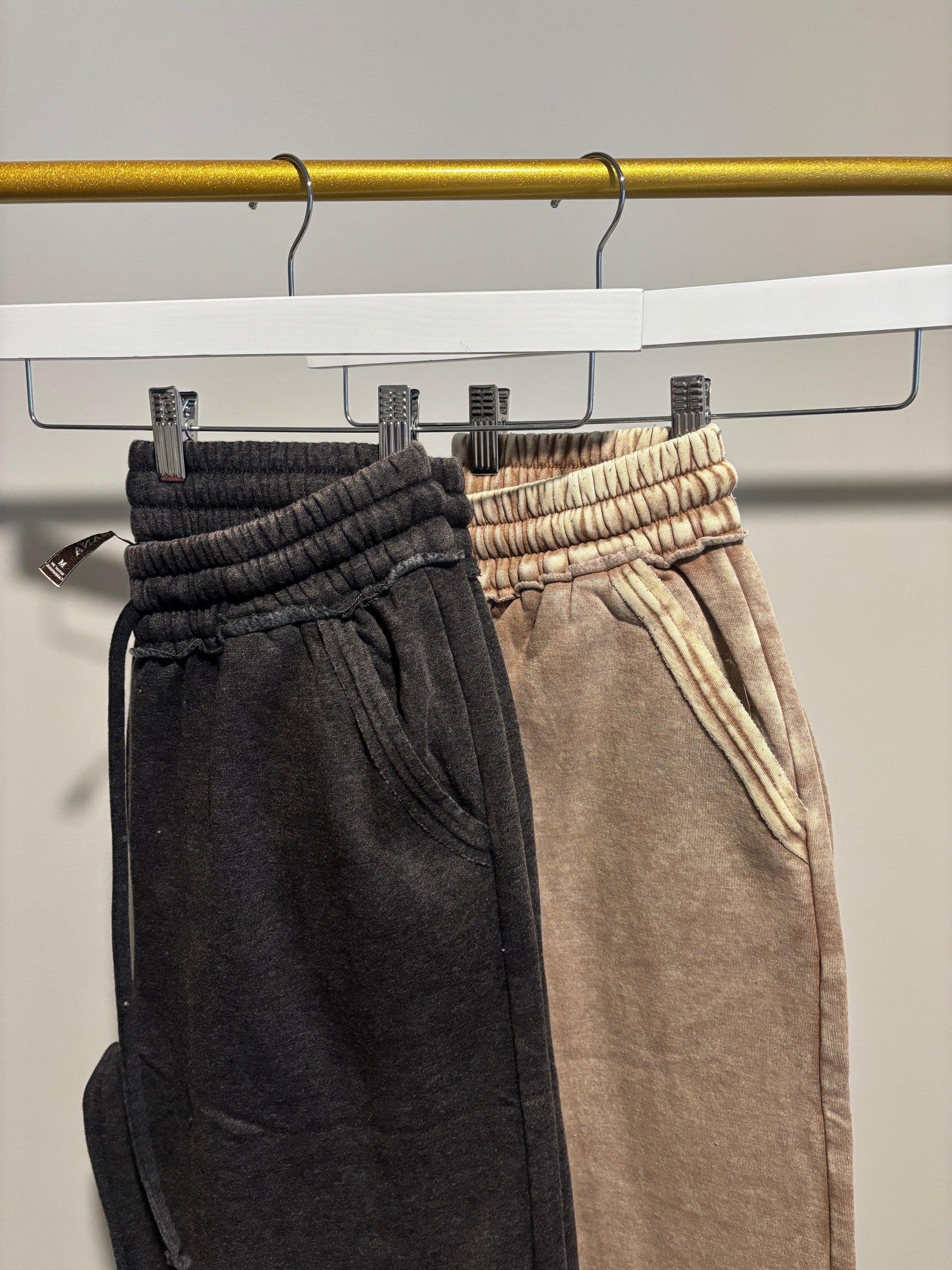“Cozy” Acid Washed Sweatpants